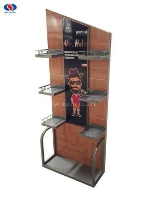 Customized Commercial Metal Wine Rack for Wine Store