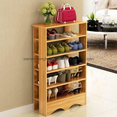 5 Tiers Multi-Function Storage Rack Wood Shelf Organizer Bamboo Shoe Rack