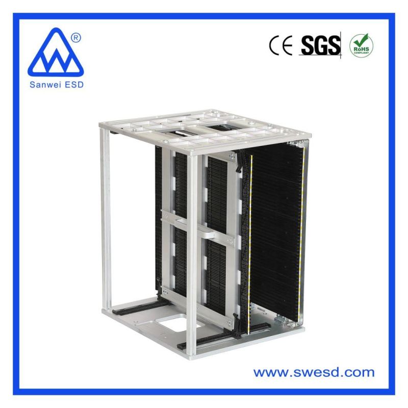 SMT PCB Antistatic ESD Magazine Rack for Gear Adjustment PCB Storage