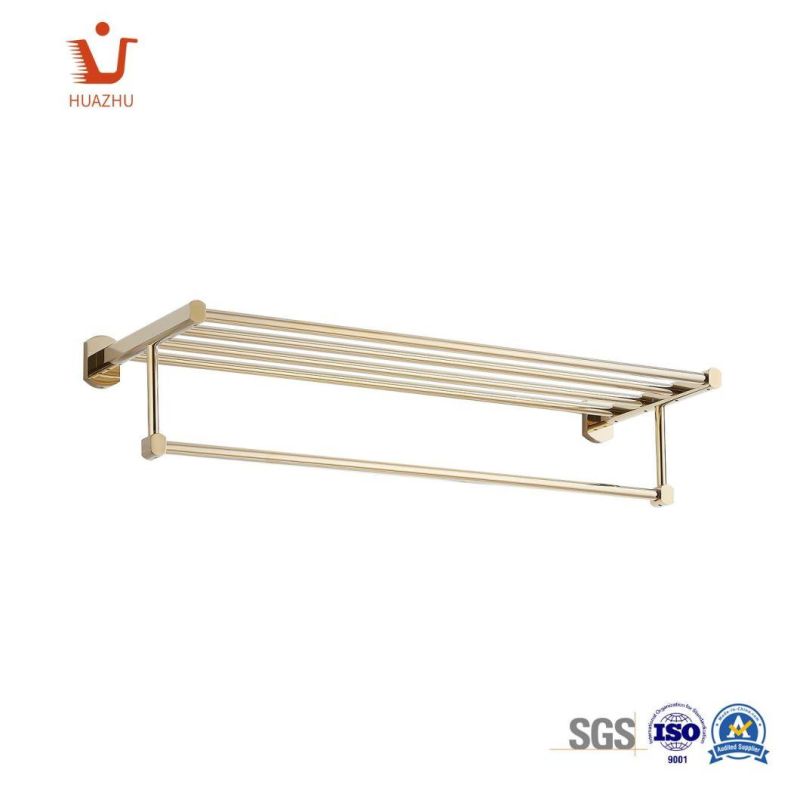 Bathroom Fittings Luxury Brass Single Towel Bar