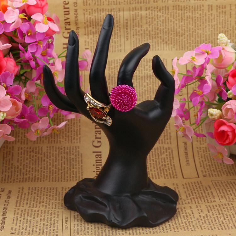 Resin Lotus Bottom Ok Gesture Ring Display Rack Bracelet Necklace Display Jewelry Props Jewelry Rack