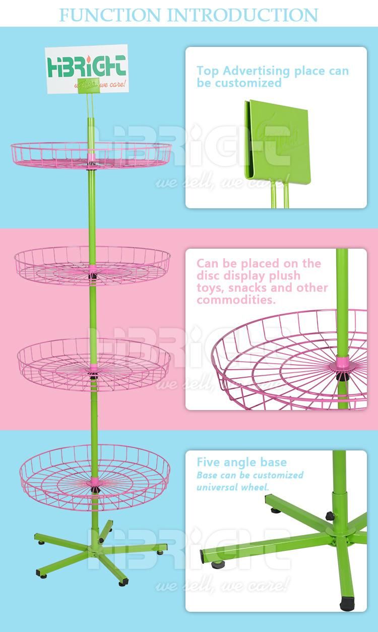 Round Rotating Toy Display Rack