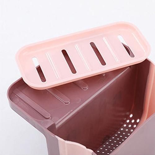 Suction Cup Foldable Hanging Sink Dry and Wet Storage Rack