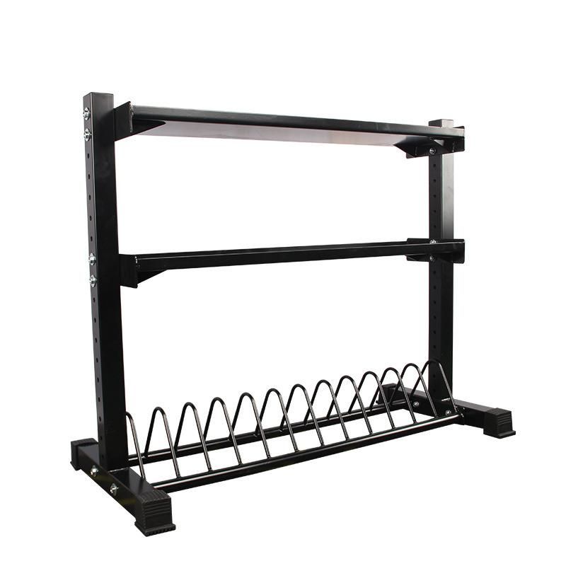 Fixed Weight Training Olypic Plates Rack Gym Special Full Function Fitness Equipment Kettlebell Bench Barbell Storage Rack