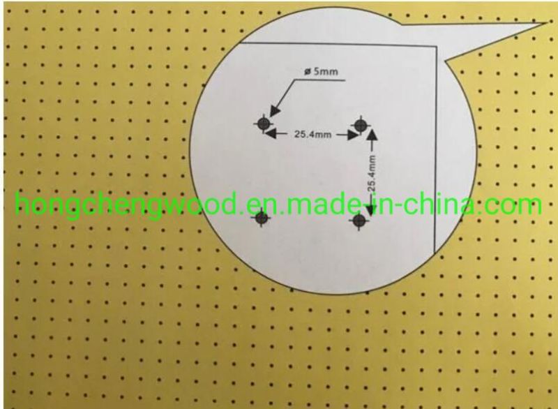 Peg MDF Board Display Used for Supermarket