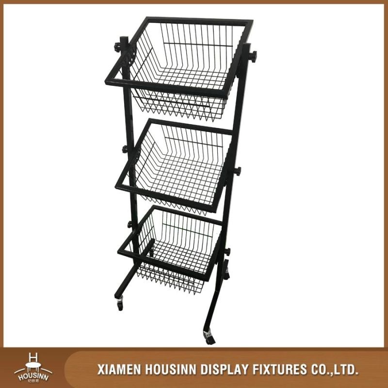 Foldable Storage Metal Organizer Tiers Rack