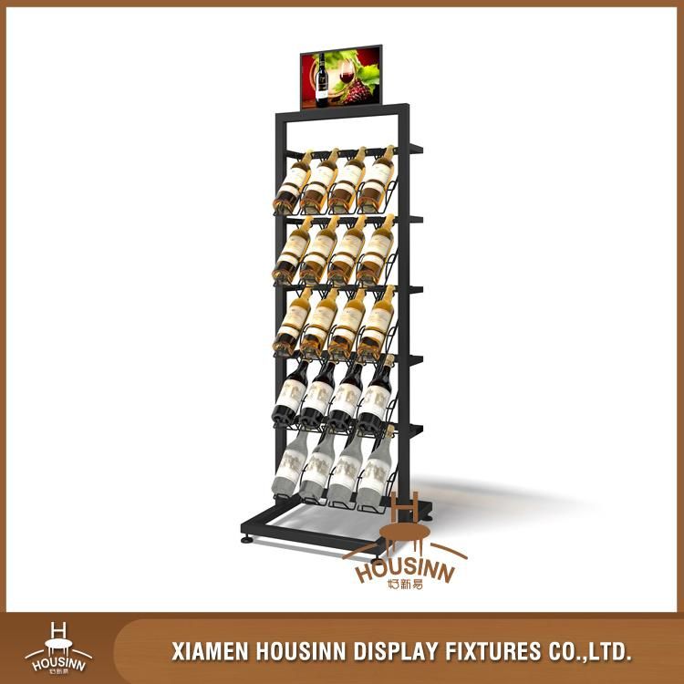 Original Design High Quality Metal Beverage Beer Wines Display Rack