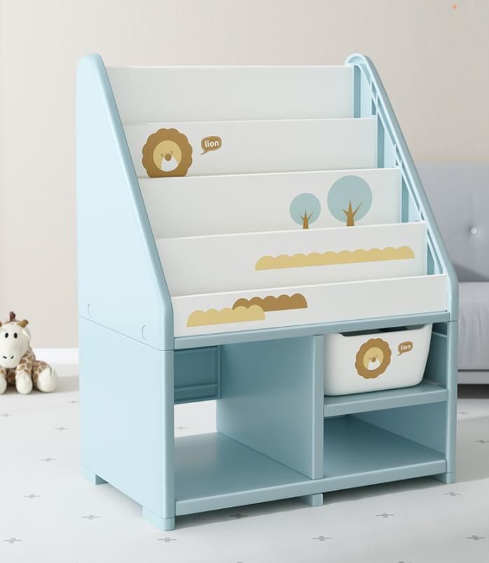 Toy Storage Rack, Children′ S Bookshelf, Picture Book Integrated Small Storage Rack