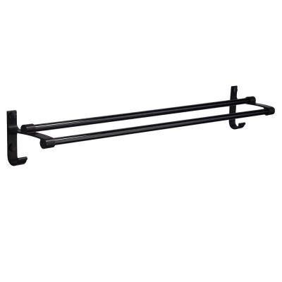 Aluminium Square Bathroom Stainless Steel Gold Towel Rack Storage Bathroom Towel Rack