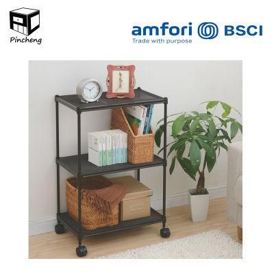 Adjustable Steel Home Trolley Easy Assembling Rack