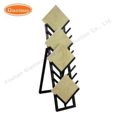 Fashionable Metal Ceramic Floor Tile Showroom Display Rack