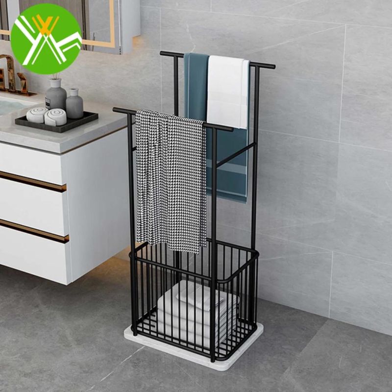 Multifunctional Metal Bathroom Racks Luxury Bathroom Standing Rack for Bathroom Decoration