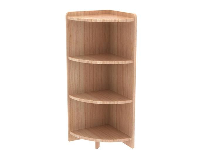 Preschool and Kindergarten Children Beech Bookshelf and Bookcase, Playroom Furniture Kids Toy Storage Shelf and Stand, Living Room Wardrobe, Wooden Display Rack