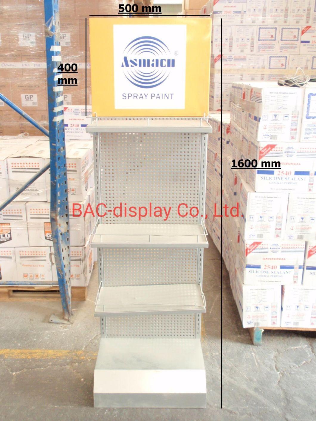 Factory Supply Panel Metal Shelf Perforated Display Rack
