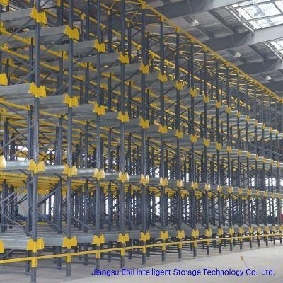 Ce Certifcated Automatic Multipass Pallet Racking System Radio Moles and Radio Shuttle Racking