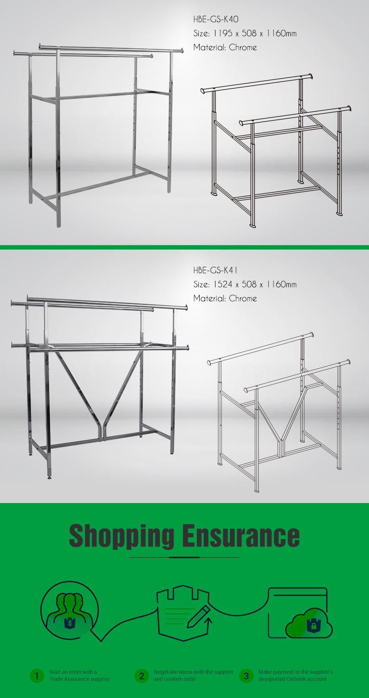 Spiral Clothing Rack with Chrome Finish Helix Arm