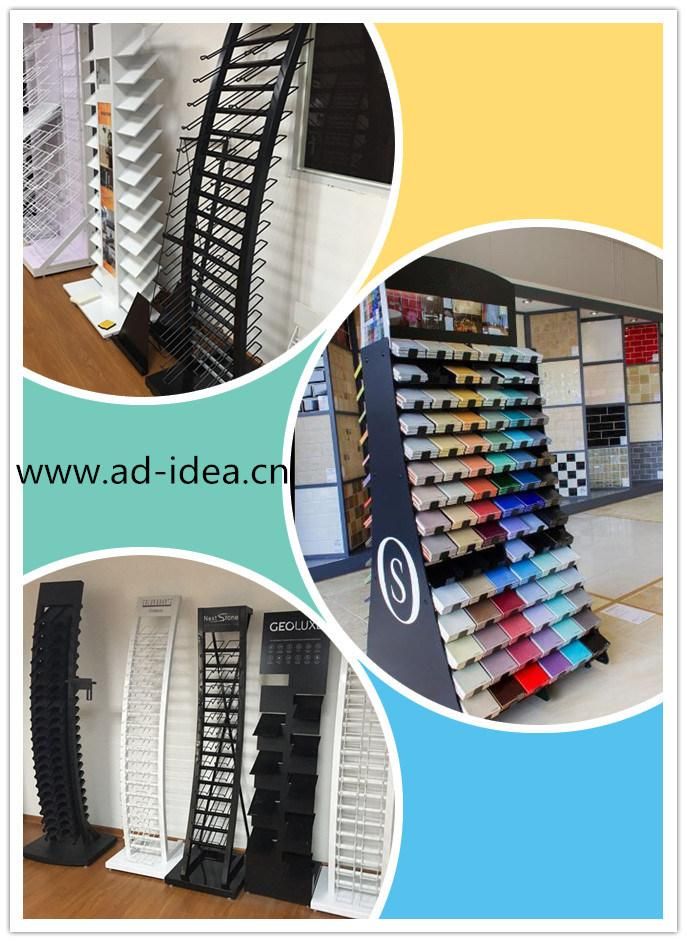 Modern Ceramics/Marble Flooring Tile Display Stands/Tile Rack Systems/Shelves/Rack for Bathroom Tile/Florida Tile/Tile Wall
