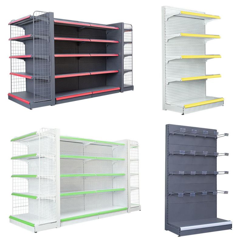 Steel Warehouse System Supermarket Shelf, Shopping Mall Display Rack