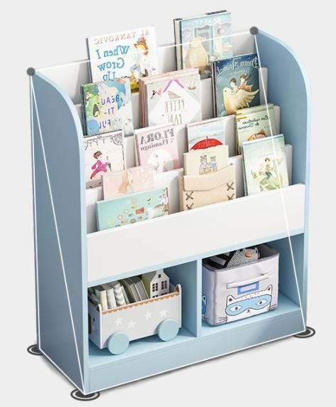 Children′ S Bookshelf, Picture Book Rack, Storage Rack, Shelves