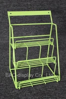 Supermarket Chic Small Countertop Metal Wire Snack Shelf Candy Display Rack