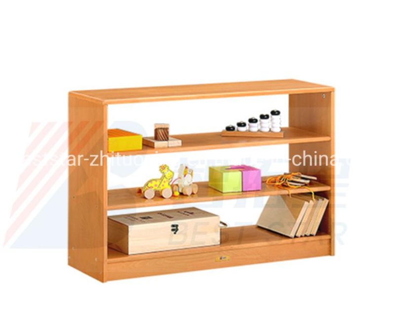 Wooden Display Rack, Playroom Furniture Kids Toy Storage Shelf and Stand, Preschool and Kindergarten Child Bookshelf and Bookcase, Living Room Wardrobe Rack