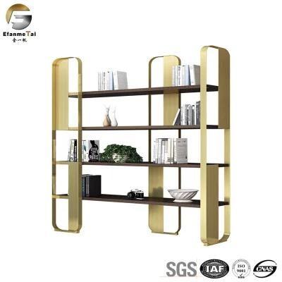 Bf0267 Hot Sale 304 316 Gold Polished Stainless Steel Decoration Wall Shelf for Home Decors