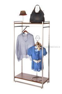 Wooden Coat Stand Hanging Clothes Rail Shoe Storage Shelves Garment Rack
