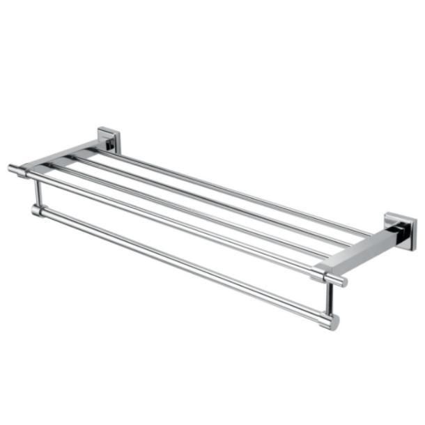 Towel Rack with Towel Bar Holder Stainless Steel Towel Shelf