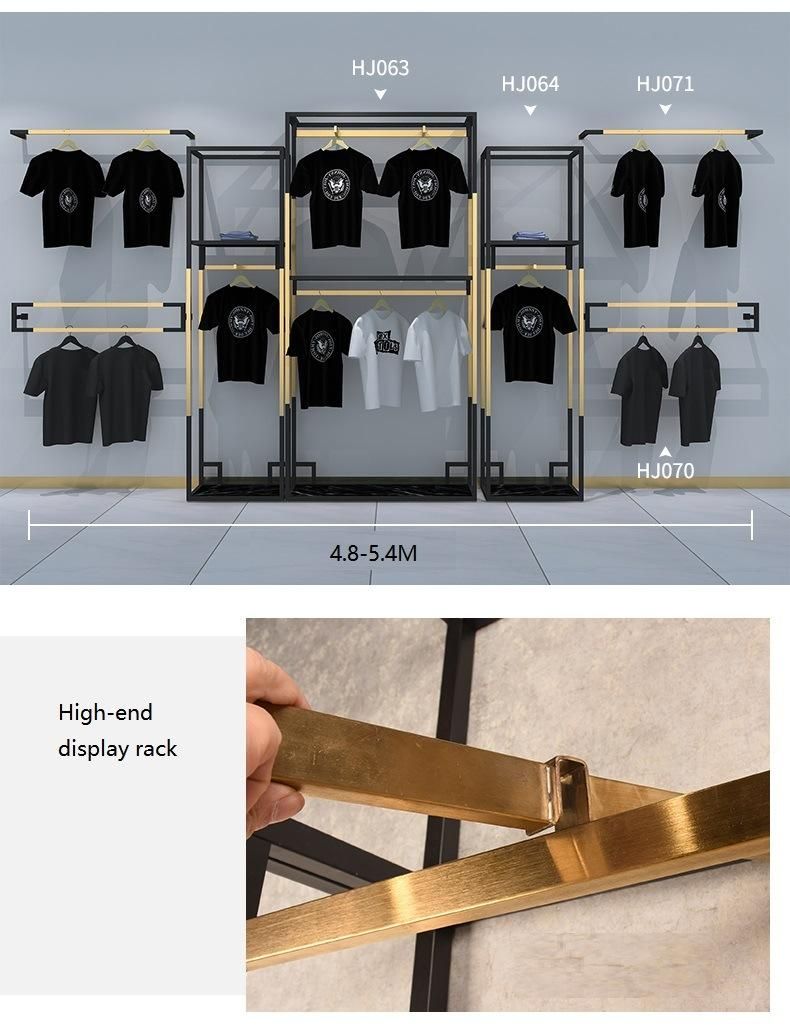 Retail Garment Store Furniture Shopfitting Boutique Clothes Clothing Display Racks