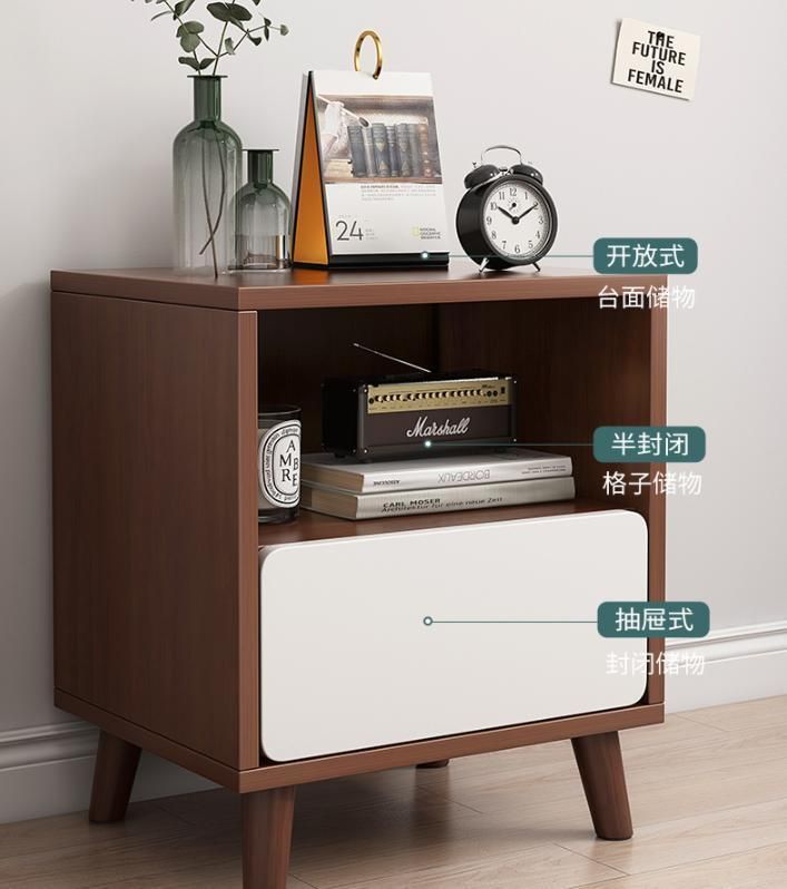 Bedside Table Simple Modern Bedside Cabinet Home Bedroom Small Cabinet Mini Small Shelf Simple Storage Cabinet