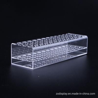Clear Acrylic Ballpoint Pen Retail Display Rack for Stationery Store