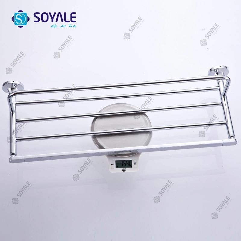 Brass Towel Rack with Chrome Plated Sy-16725