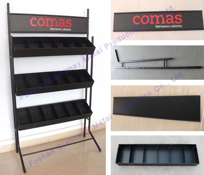 Wholesale Metal Floor Standing Kitchen Tool Rack Holder Storage Racks for Pots and Pans