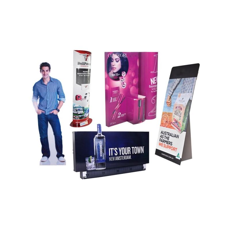 Good Quality Pop Custom Retail Cardboard Floor Display Racks for Spice