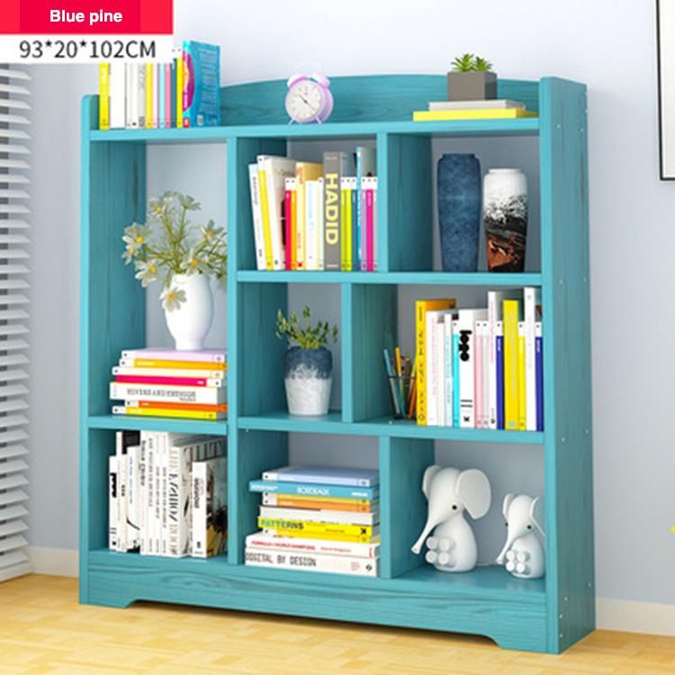 Simple and Modern Bookcase Multi-Compartment Storage Rack