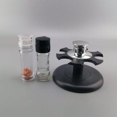 Rotating Shelf for Glass Spice Bottle Storage