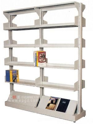 Simple Design Strong School Furniture Library Metal Bookshelf (DG-18)