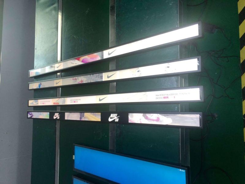 P1.25mm COB LED Shelf Retail Store Racks Advertising Display Factory
