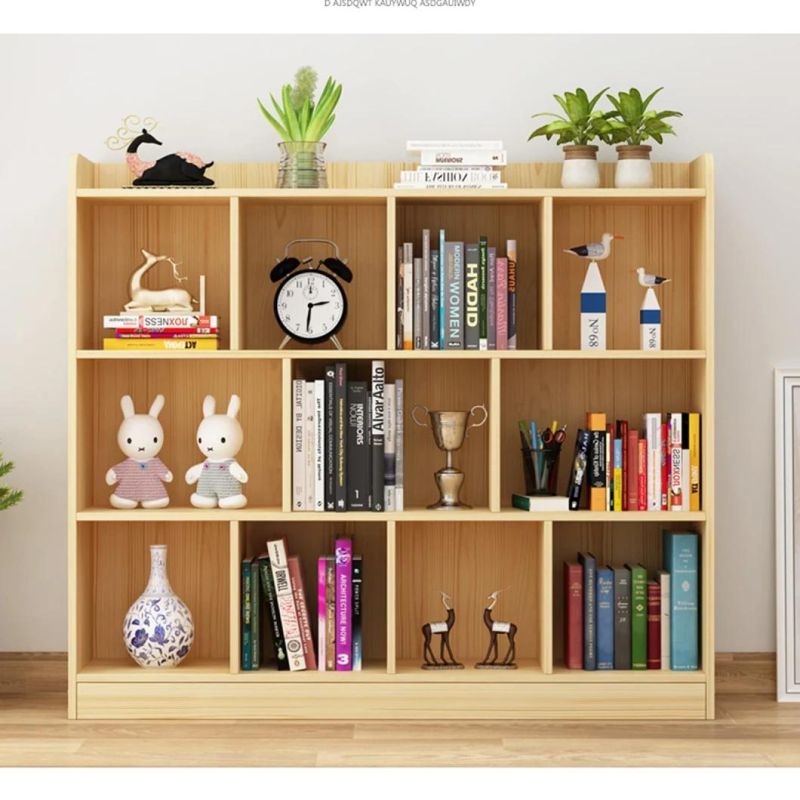 Office Storage Shelf Children′s Bookshelf Floor Bookcase Desktop Storage Shelf Home Student Living Room