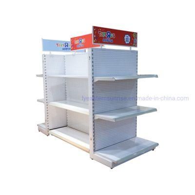 Steel Warehouse System Supermarket Shelf, Shopping Mall Display Rack