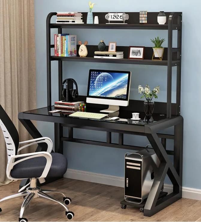 Computer Desktop Desk Desk Bookshelf Combination One Table Home Simple Bedroom Student Simple Office Writing Desk