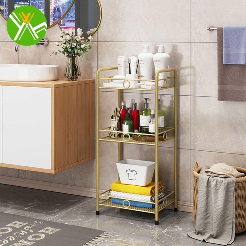 Retro Bathroom Corner Towel Rack Simple Luxury Gold Bathroom Towel Rack for Bathroom Decoration