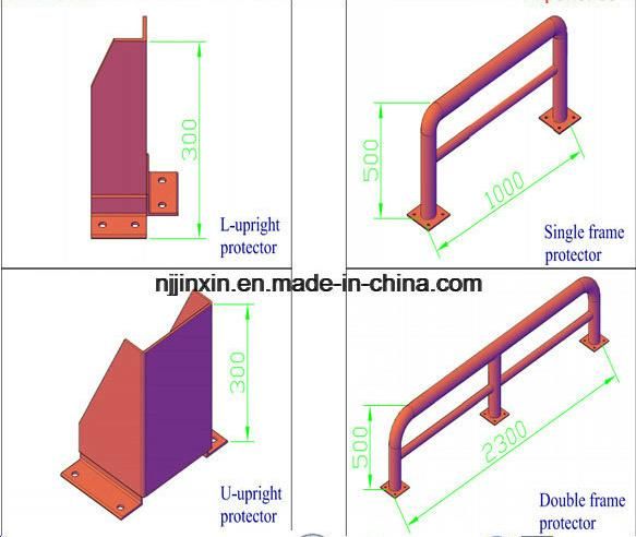 Adjustable Conventional Industrial Warehouse Storage Shelf Steel Upright Protector