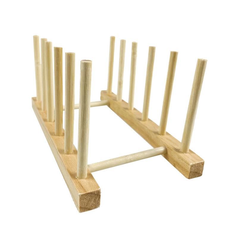 Hot Sale Bamboo Dish Drying Plate Rack for Kitchen Tools