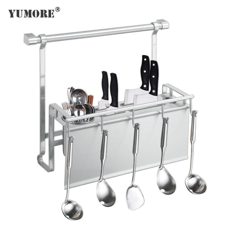 Wall Mounted Metal Stainless Steel Storage Holder Shelf Kitchen Rack