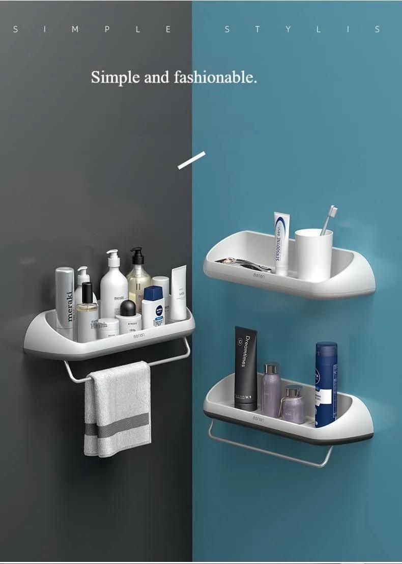 Plastic Bathroom Rack Free Punching Towel Rack