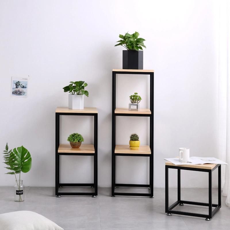 Wooden Flower Shelf Rack Flower Stands Plant Display Stand