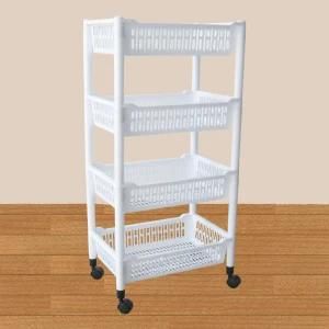 Plastic Shelf Kitchen Fruit Storage Rack