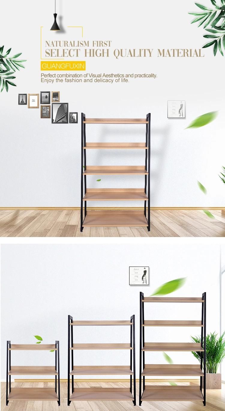 Wholesale Custom Home Use Wood Decorative Ladder Shelf Display Rack for Sale