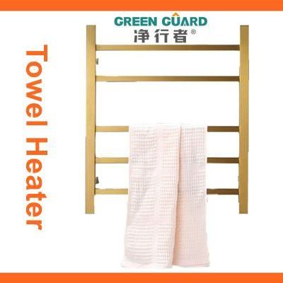 Modern Design Bathroom Racks Gold Heated Towel Rail Heated Drying Rack Towel Warmer Racks